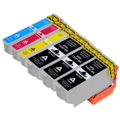 ** Sada 6 inkoustů Epson 33XL / T3351, T3362, T3363, T3364 se slevou 12 % !!