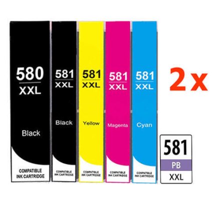 ** Sada 12 inkoustů PGI-580BK XXL + CLI-581BK,C,M,Y,PB XXL se slevou 20 % !!