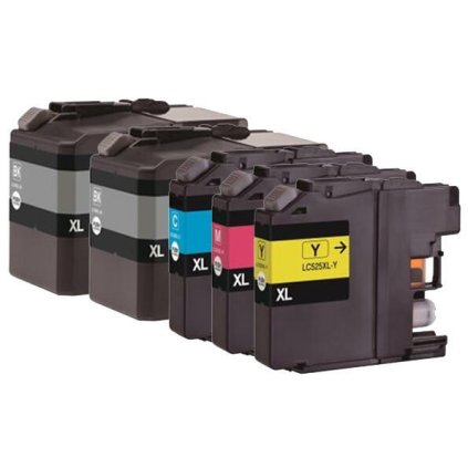 ** Sada 5 inkoustů LC-529XL BK, LC-525XL CMY do Brother se slevou 13 % !!