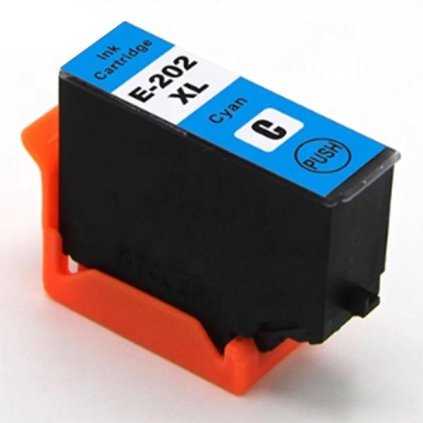 Inkoust Epson 202XL / T02H2 kompatibilní, azurový, 13 ml !! Extra vysoká kapacita
