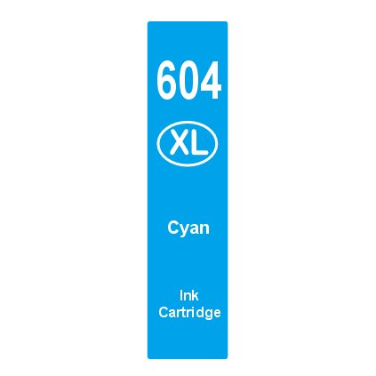 Inkoust Epson 604XL / T10H24 kompatibilní azurový, 10 ml !! -- 2,5 x více inkoustu