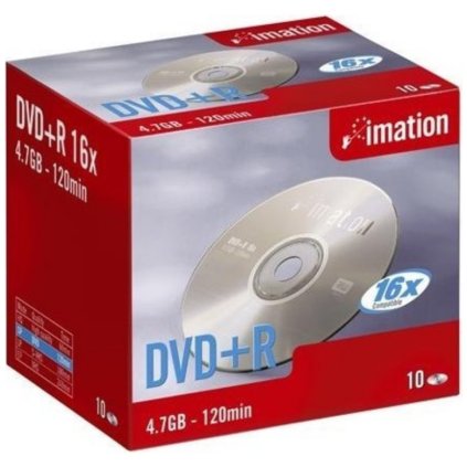 Verbatim DVD plus R, 16x, 10ks jewel