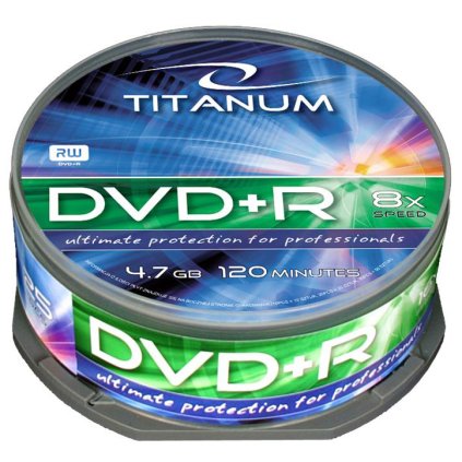 Esperanza DVD plus R Titanum 4,7 GB, 8x, cake 25 ks