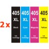 ** Sada 8 inkoustů Epson 405XL kompatibilní BK,C,M,Y se slevou 18 % !!