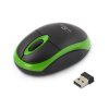 Titanum TM116G VULTURE bezdrátová optická myš, 1000 DPI,  černo-zelená