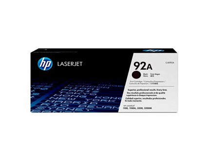 Originální HP 92A black (černý) toner LaserJet (C4092A)