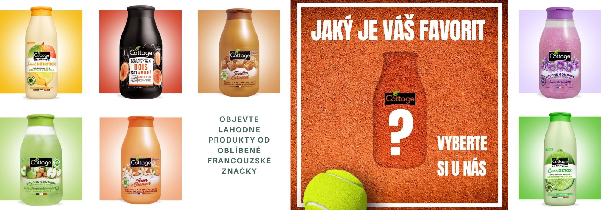 Objevte lahodné produkty od francouzské značky Cottage.