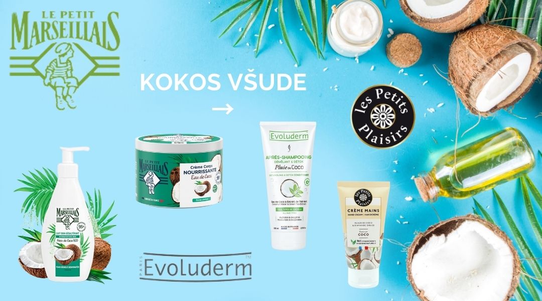 Kokos všude kam se podíváš.