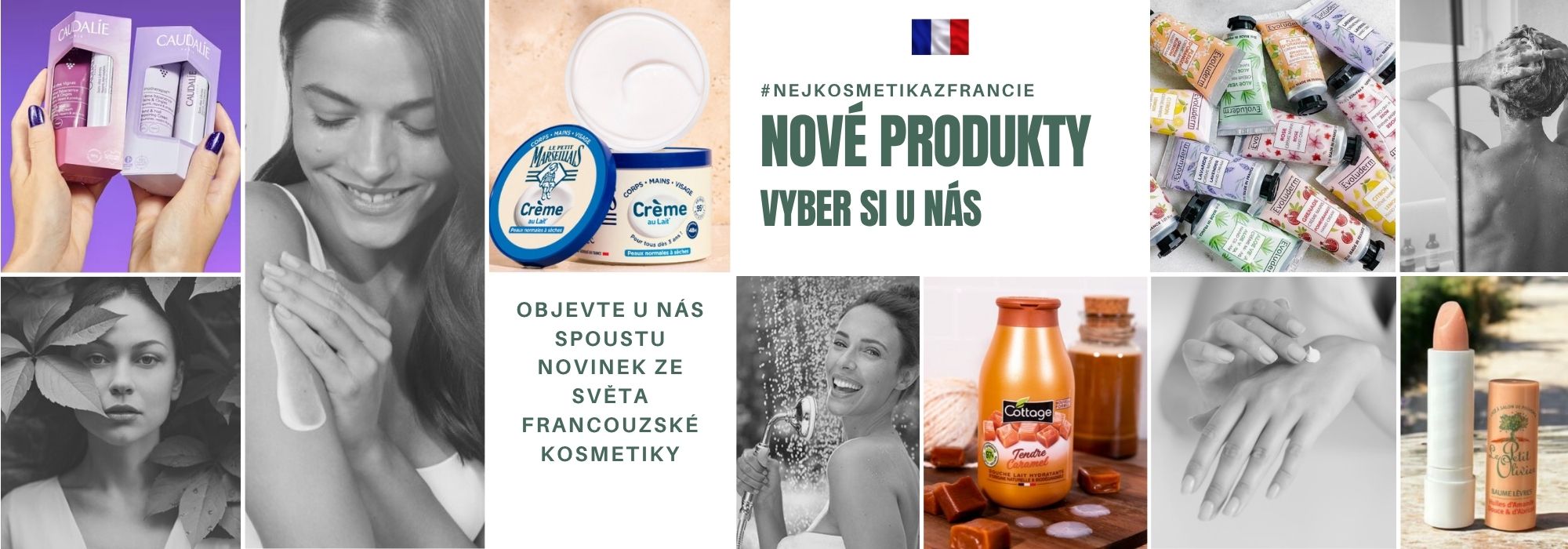 Nové produkty z Francie jsou tu pro vás. MObjevte naše novinky ze světa francouzské kosmetiky.