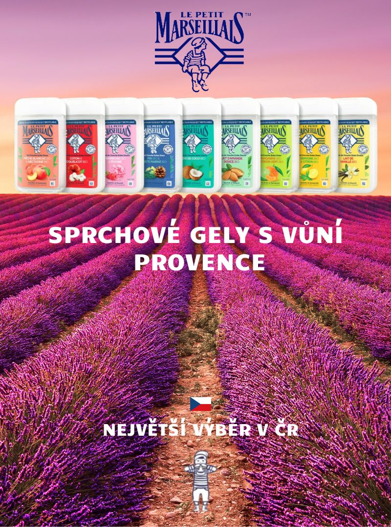 Le Petit Marseillais představuje TOP sprcháče z Provence. Největší výběr v ČR na Toney.cz.