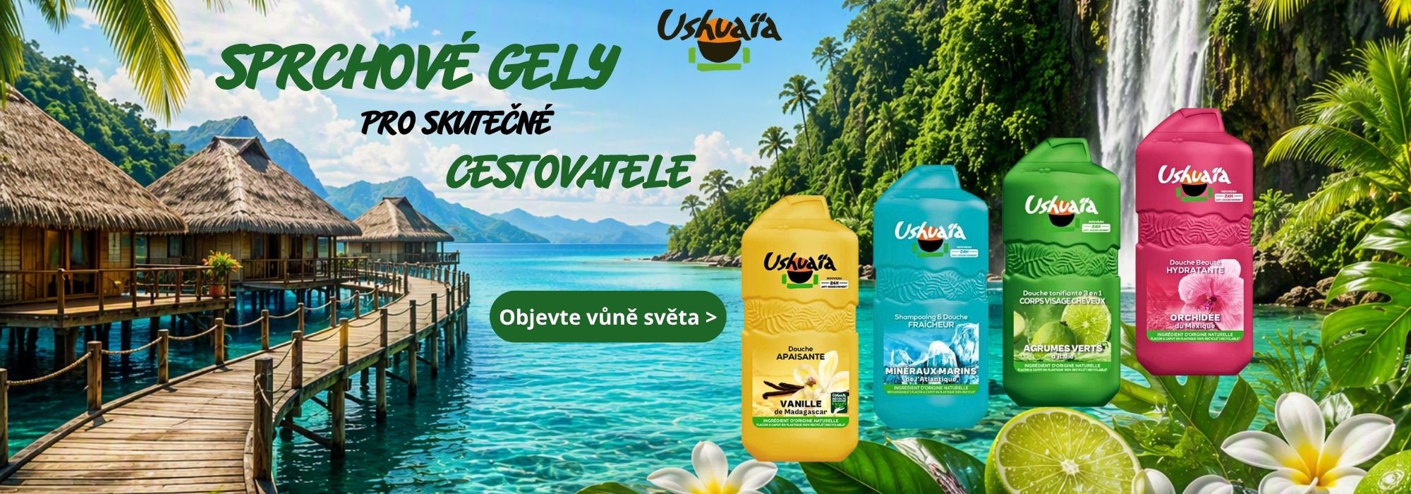 Francouzská značka Ushuaia = kosmetika pro skutečné cestovatele