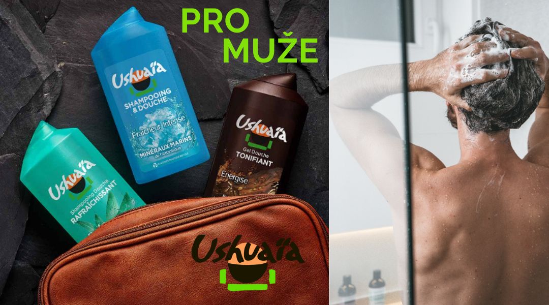 Kosmetika pro muže od značky Ushuaia. Opravdově potěšení pro vaše vlasy a tělo.