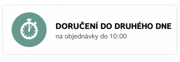 Doručení následující pracovní den, pro objednávky doručené do 11 hodiny.