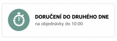 Doručení následující pracovní den, pro objednávky doručené do 11 hodiny.