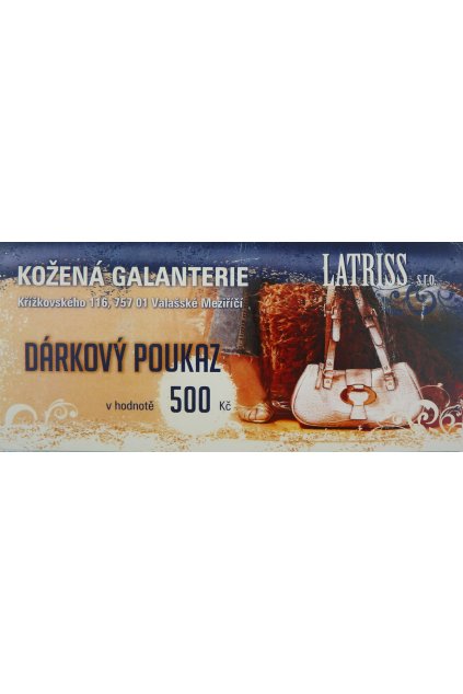 darkovy poukaz 500