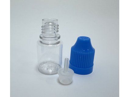 Lahvička s kapátkem modré