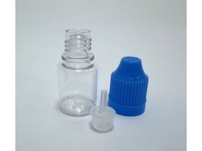 Lahvička s kapátkem modré