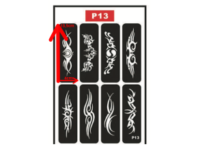 Šablona P13 Ornamenty