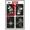 Šablona Mickey Mouse