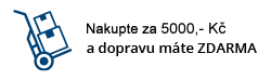 Nakupte za 5000 Kč a dopravu máte zdarma