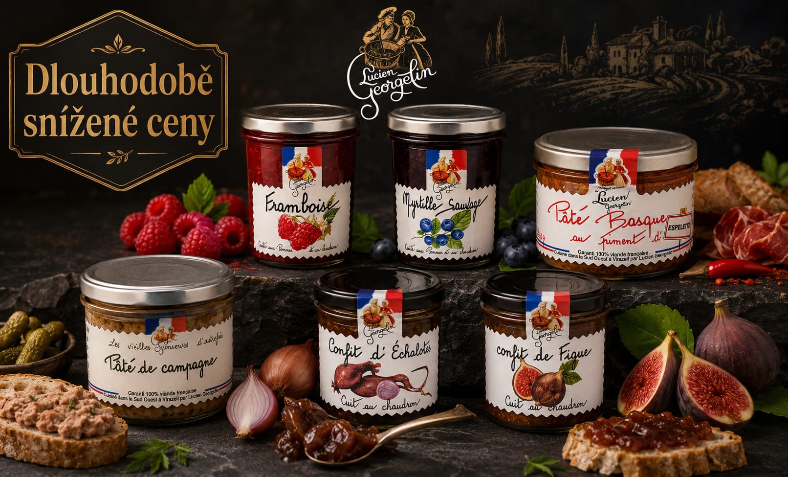 Od 10.8.2026 dlouhodobé snížení cen na produkty Lucien Georgelin