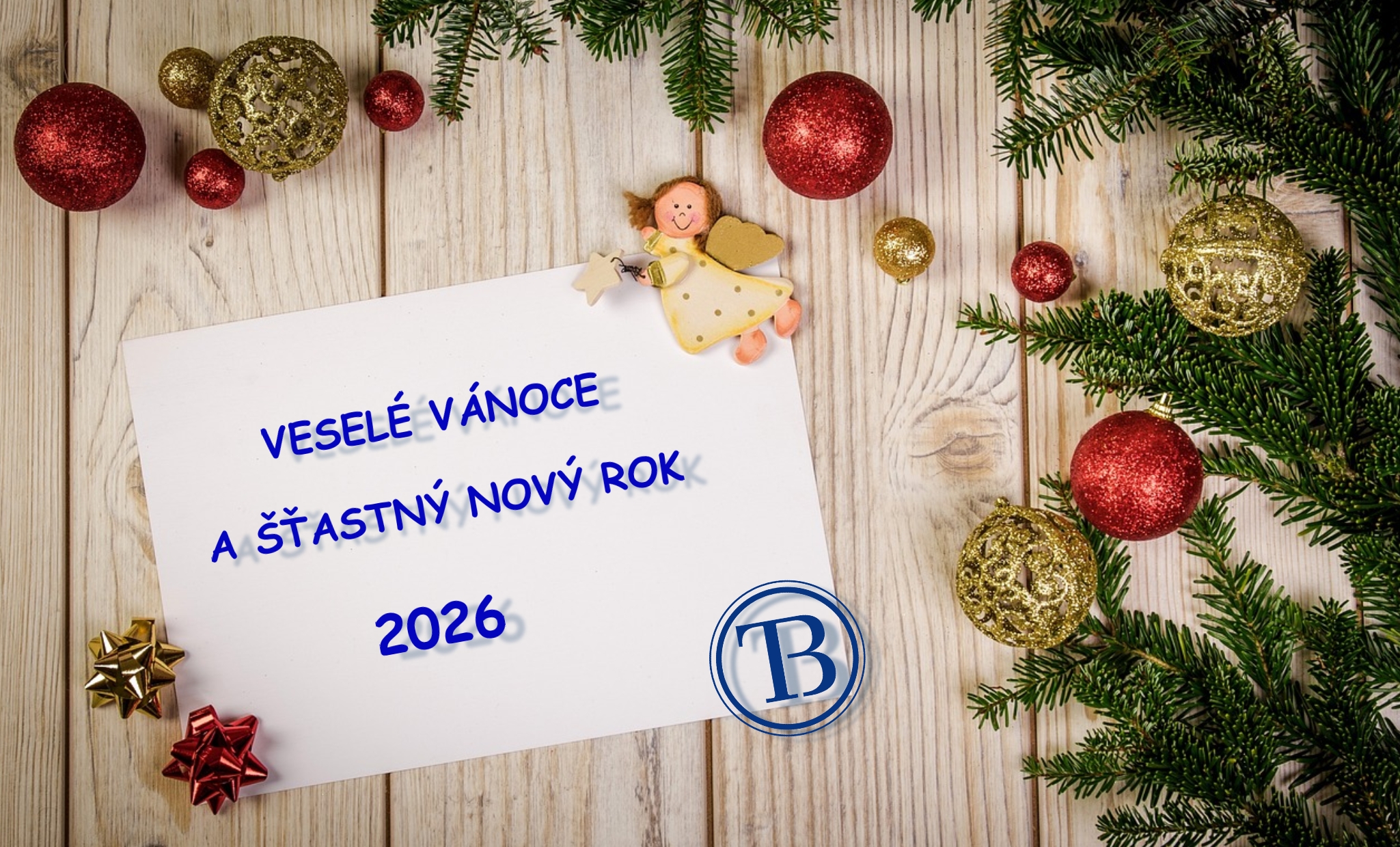 Veselé Vánoce a šťastný Nový rok 2026