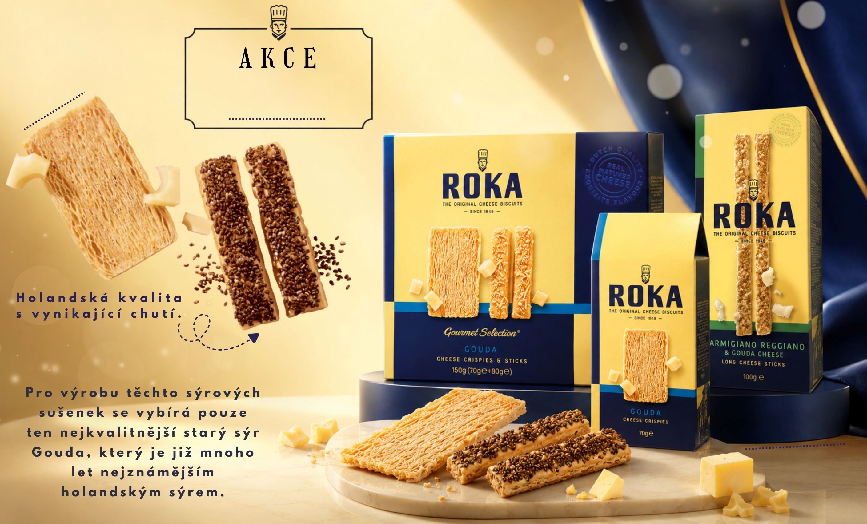 Roka sušenky akce 1+1 zdarma