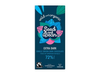 8909 seed bean bio cokolada 72 extra horka 85g