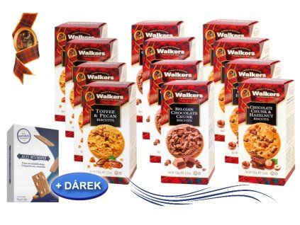 W996 Walkers Nuts Choco mix 12x150g a dárek
