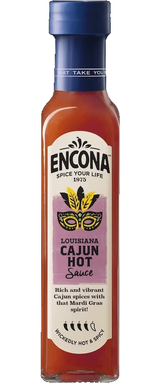 Encona Ostrá Cajunská chilli omáčka, 142ml