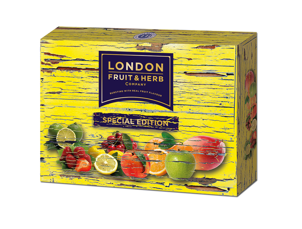London Fruit & Herb - Speciální edice box žlutý 30 sáčků