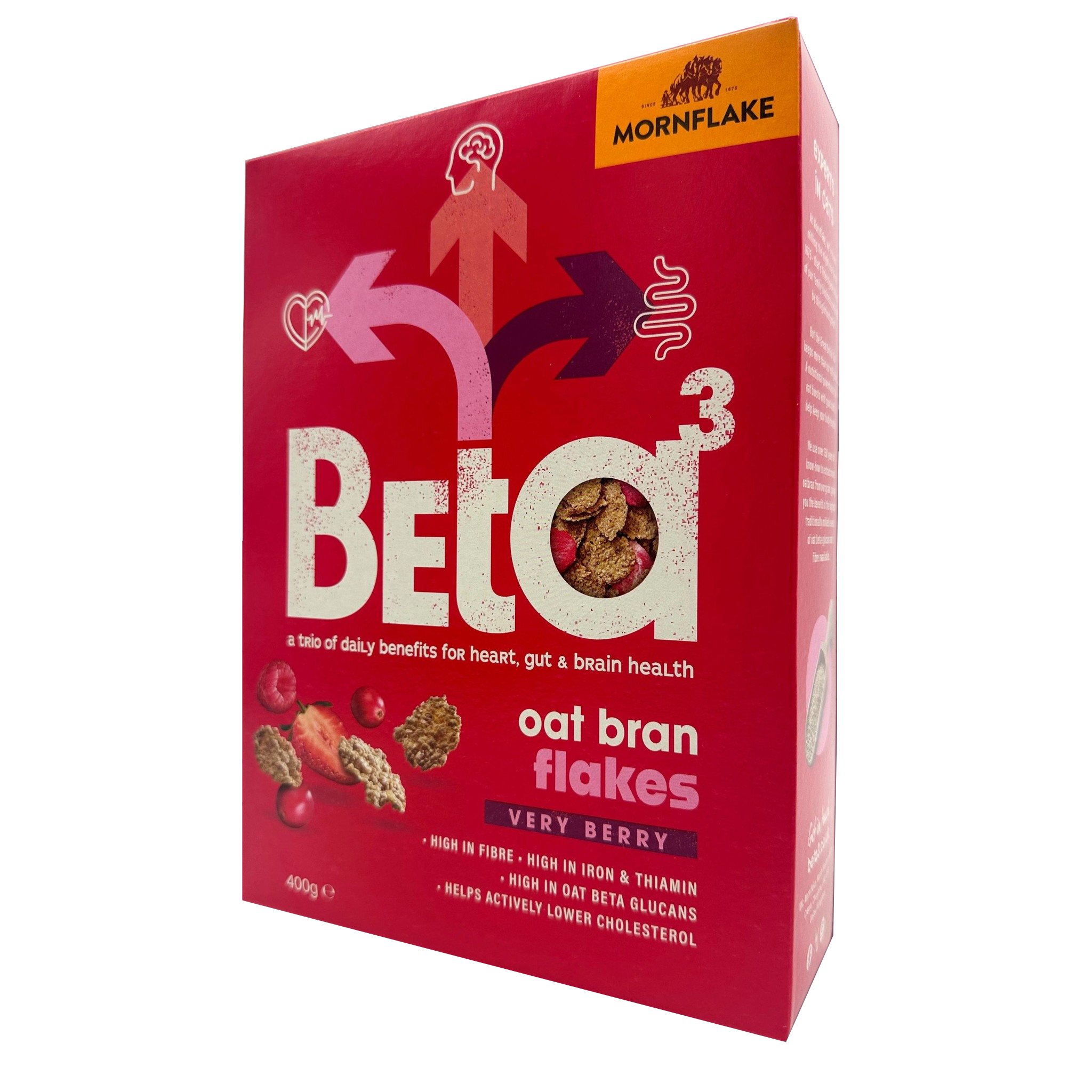 Celozrnné lupínky s ovocem 400g Mornflake