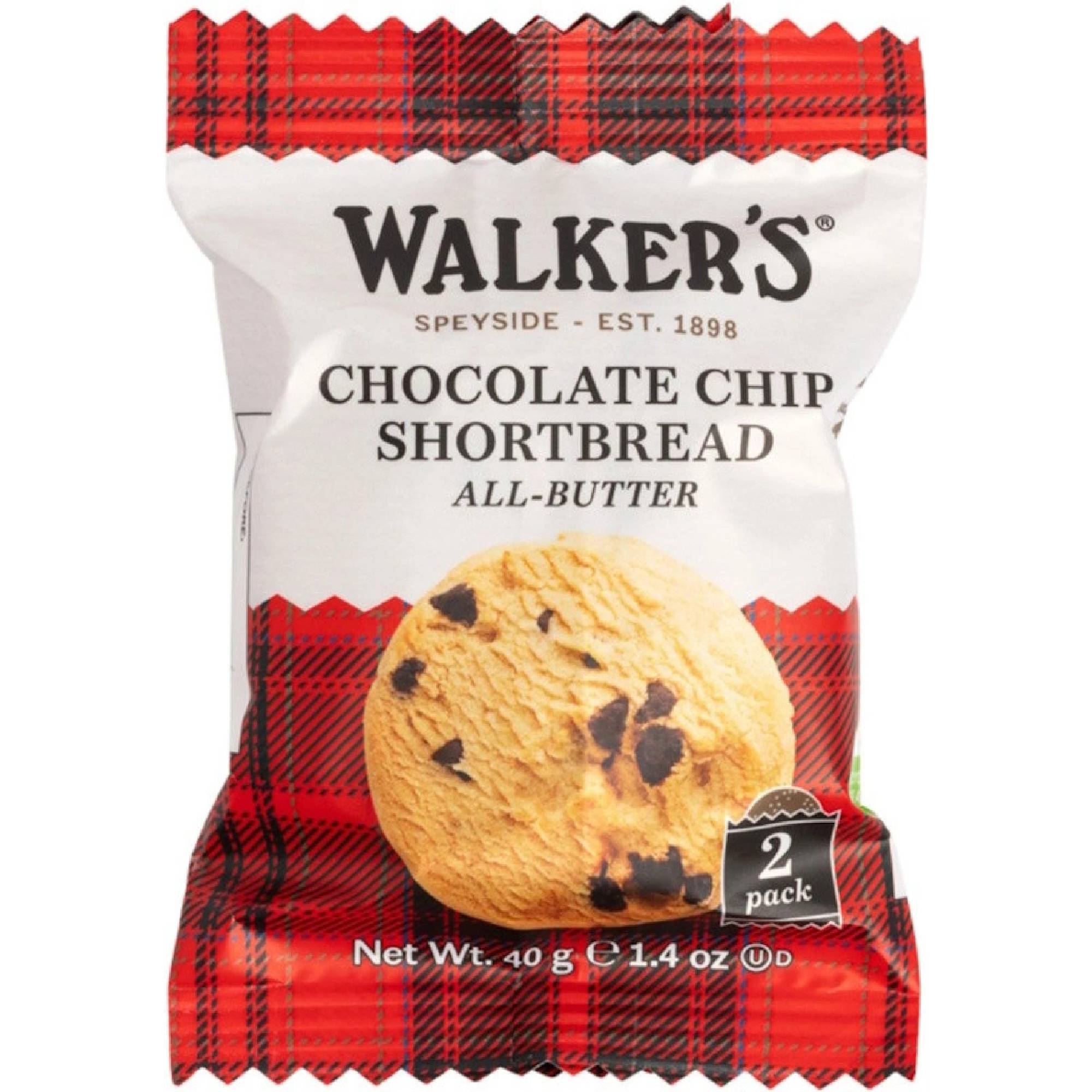 Walkers - Sušenky s kousky čokolády 40g