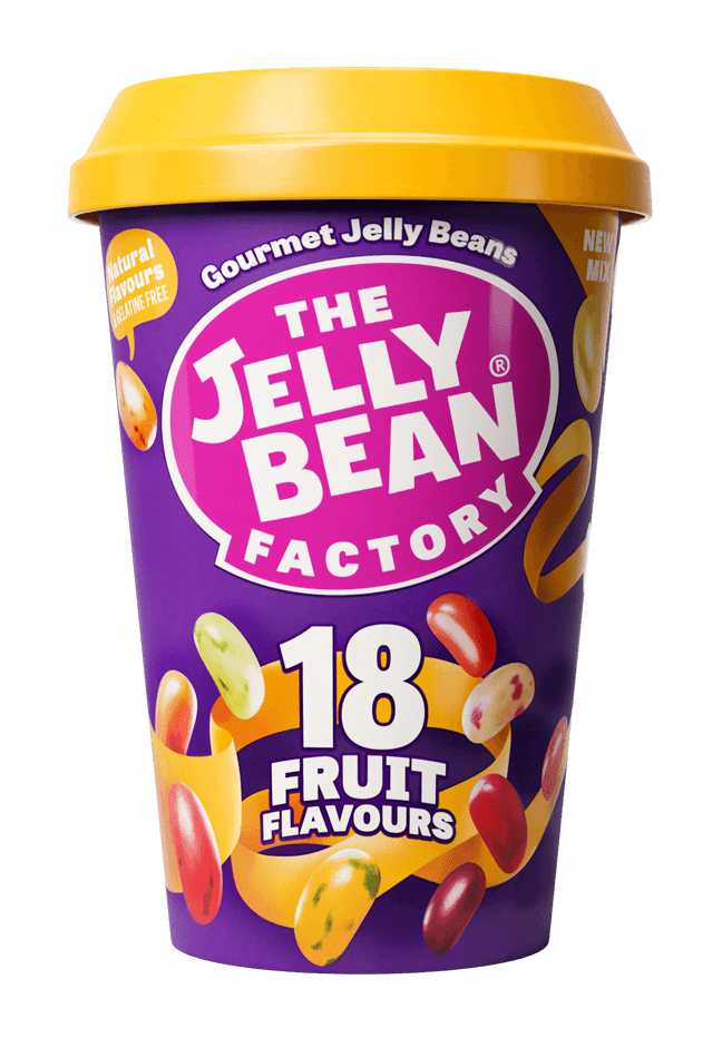 Želé fazolky Ovocný mix kelímek 200g