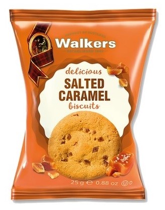 Walkers sušenky se slaným karamelem 25g