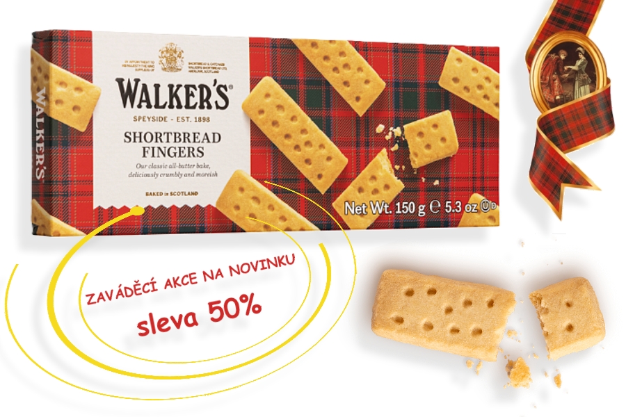 Walkers máslové tyčinky 150g