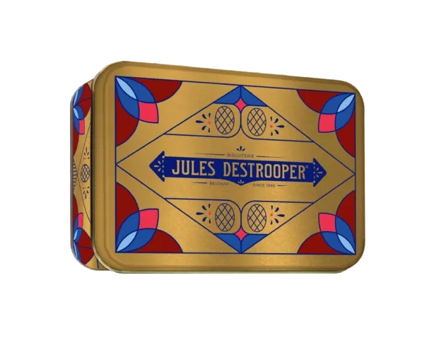 Jules Destrooper Dárková mini dóza s vaflemi 96g