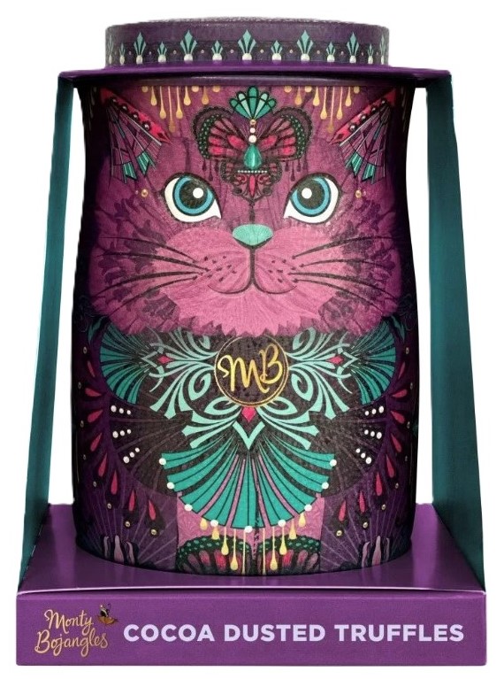 Čokoládové lanýže dóza Kočka Violet Rebel 135g