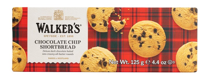 Walkers s kousky čokolády 125g