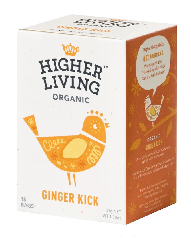 Higher Living BIO Zázvorový čaj