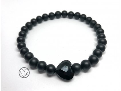 damsky naramek onyx heart