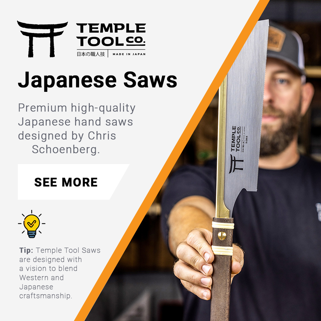 Temple Tools Japanese Hand Saws