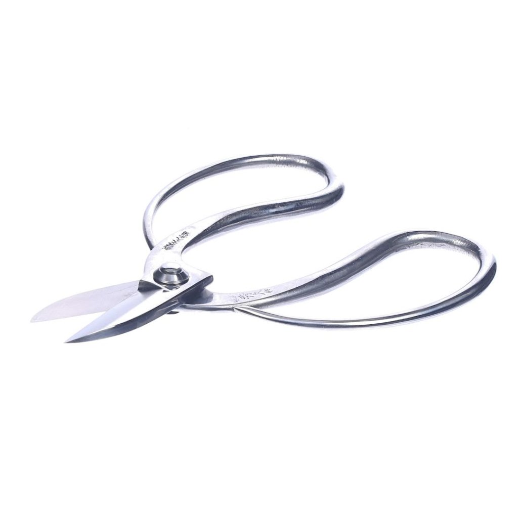 HIDEHISA Japanese Koryu Type Stainless Steel Loop Handle Flower Shears - T-11
