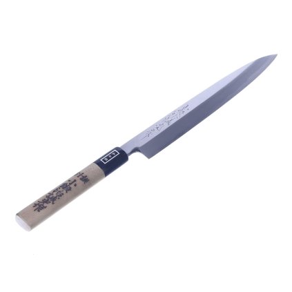 MIKI HAMONO SEISAKUSHO Japanese Kokaji Masamitsu Saku Professional Yanagiba Sashimi Knife - 240 mm - UF040