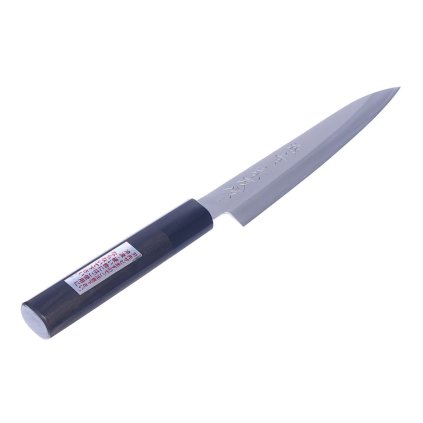 MIKI HAMONO SEISAKUSHO Japanese Gokuao Souyu Saku Yasuki Blue Paper Super Clad Steel Petty Knife - 150 mm - UF226