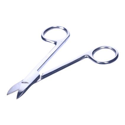 SK11 Precision Metal Cutting Scissors, Curved and Serrated - PCM-2
