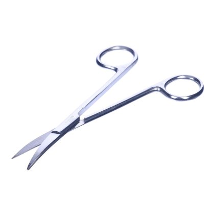 SK11 Precision Metal Cutting Scissors, Curved and Serrated - PCM-4