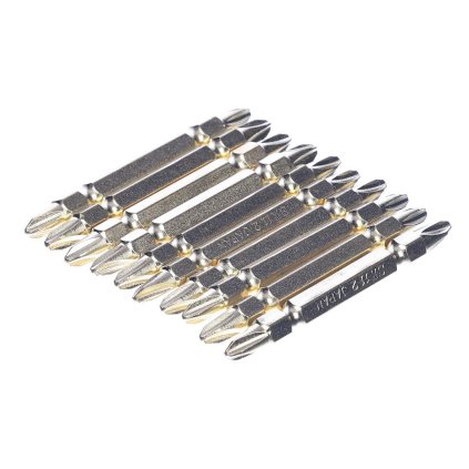 SK11 GOLD Japanese Double End Screwdriver Bits - 10 pcs - PH2 - 65 mm