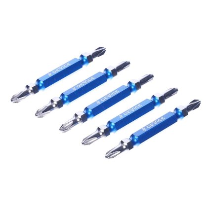 DEVICE Japanese Torsion Screwdriver Bit Set - 5 pcs - PH2 - 65 mm