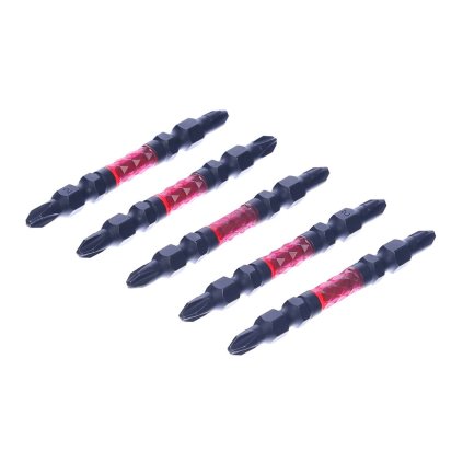 SK11 Japanese Double End Torsion Screwdriver Bit, Slim - 5 pcs - PH2 - 65 mm
